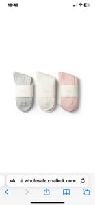 CASHMERE BLEND LOUNGE SOCK / OFF WHITE